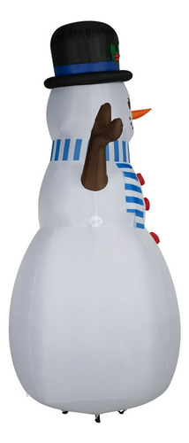 Inflable Navidad Mono De Nieve Inflable Del 3.05m De Altura