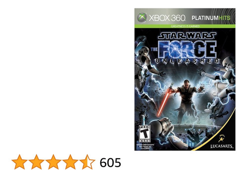 Star Wars The Force Unleashed - Xbox 360 Origi ( Semi Novo )
