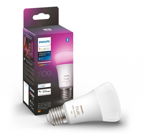 Imagen 1 de 9 de Philips Hue Colores 1.100 Lumenes Zigbee & Bt