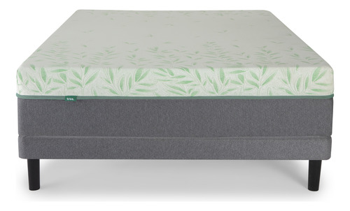 Sommier Y Colchón De Espuma 2 Plazas Tree 140x190 Blanco