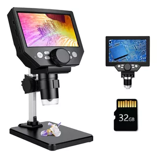 Microscopio Digital Lcd 4.3 1080p 10mp Zoom Usb Inalámbrico