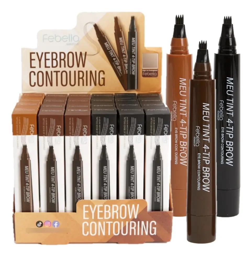 24 Tatto Eye Brow Coutouring Csl2013 - Box Febella Atacado S