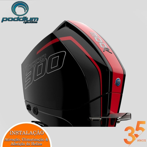 Motor De Popa Mercury 300 Hp L 4t Racing + Frete E/t Poddium