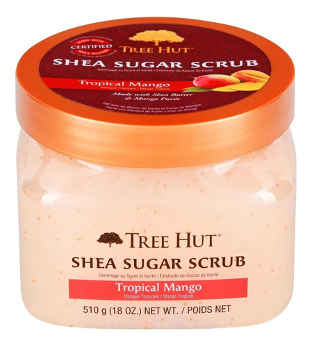 Exfoliante Corporal Tree Hut Tropical Mango Fragancia Mango Tropical