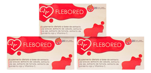 Flebored  4x3 - Suplemento Dietario - Marca Oficial