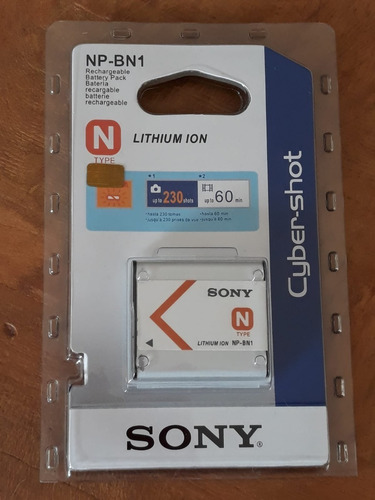 Bateria Np-bn1 - Lithium Ion - Sony - Cybershot