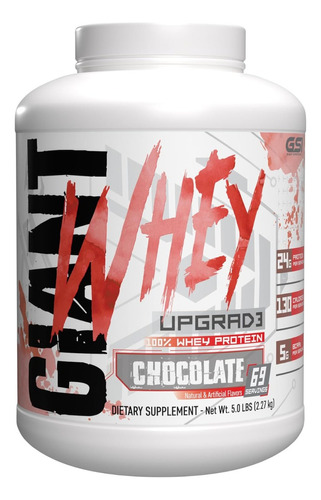 Giant Sports 100% Whey Ultra Premium 5 Lbs / 69 Serv. Sabor Chocolate ice cream