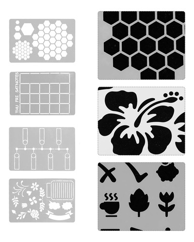 Álbum De Recortes Con Plantilla De Inyección De Tinta Hand A