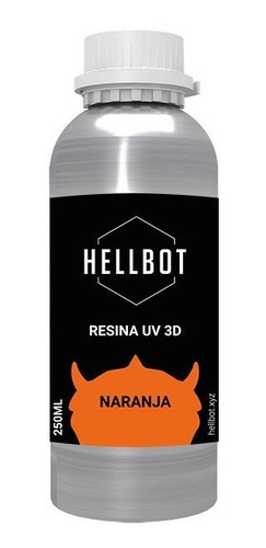 Imagen 1 de 1 de Resina Hellbot Dura Estandar 405nm250ml Impresora 3d Dlp Lcd