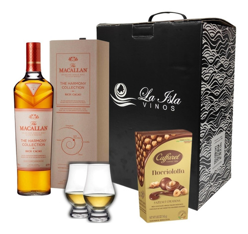 Whisky The Macallan Harmony Collection + 2 Copas + Chocolate