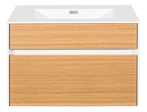 Mueble De Baño Sunset Con Lavamanos Café Teak 70x48x45cm