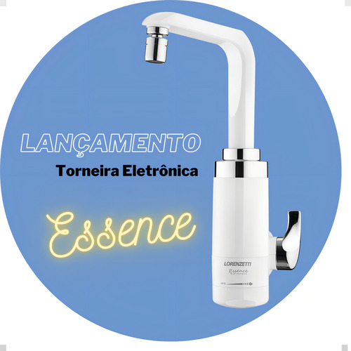 Grifo de pared electrónico Bc/Cr - Essence Lorenzetti 220V