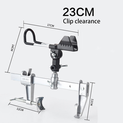 Soporte Para Caña De Pescar Con Abrazadera Tipo Puente 23cm