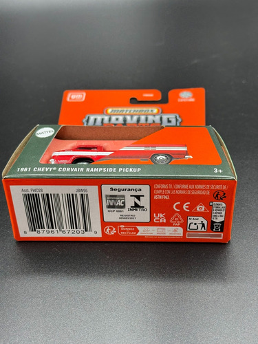 Matchbox Varios Vehículos Nissan Porsche Lamborghini Tesla Moving Parts - Chevy Corvair Rampside Pickup 61