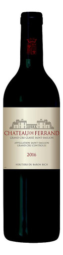 Vino Chateau De Ferrand Grand Cru 2016 750 Ml