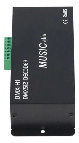 Controlador Decorder Led 4 Canais Dmx 512 Rgb Ajustável