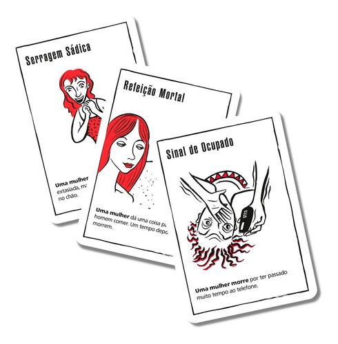 Imagem 4 de 6 de Jogo De Cartas: Histórias Sinistras (black Stories)