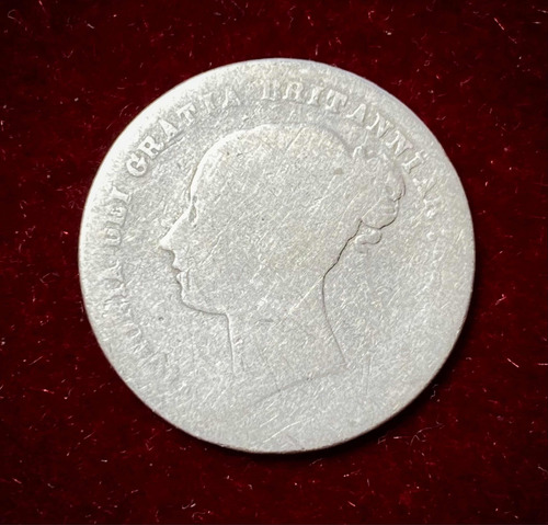 Moneda 6 Peniques Inglaterra Victoria Km 751 Plata 0.925 (Usado)