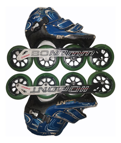 Patines Profesionales Bont Vaypor 3pts Talla 9us 110mm Abec9