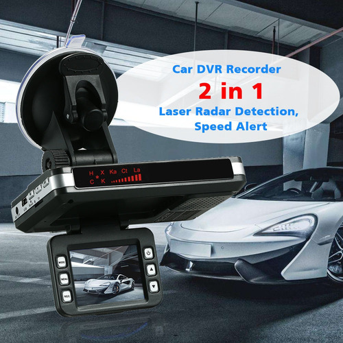 Cx Detector De Coche Antirradar Dvr 2 En 1, 720p, Velocidad