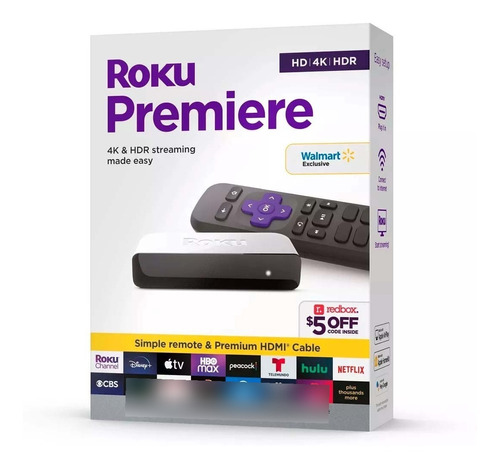 Roku Premiere 3920rw 4k Hdr Streaming Youtube Netflix Disney