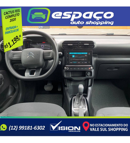 Imagem 7 de 10 de Citroën C4 Cactus 1.6 Vti 120 Flex Feel Eat6