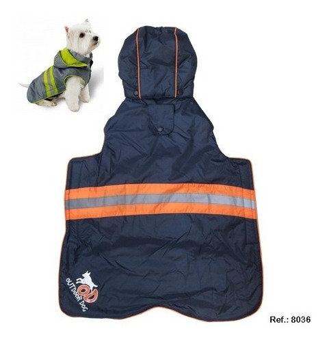 Capa Impermeable Polar Talle S Color Azul Naranja Mas Envio