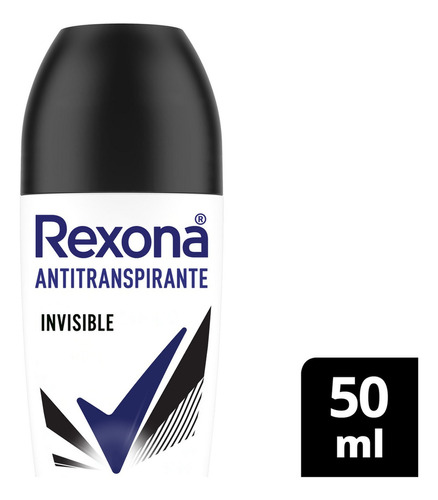 Antitranspirante Roll-on Invisible 48h protegida 50ml Rexona