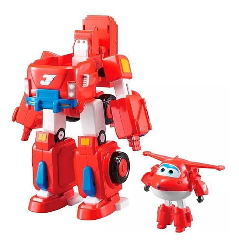 Super Wings  Super Robô Jett  34 Cm - Fun