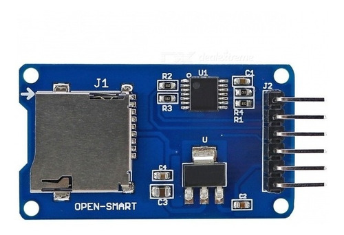 Módulo Memoria Micro Sd Adaptador Arduino Shield Spi Catalex