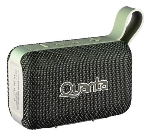 Caixa De Som Portátil Quanta Qtsps80 Soundwave 8w Bluetooth Cor Verde