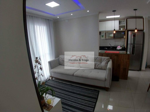 Imagem 12 de 30 de Apartamento Com 2 Dormitórios À Venda, 61 M² Por R$ 440.000,00 - Vila Augusta - Guarulhos/sp - Ap1886
