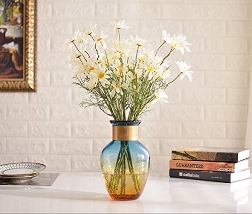 Artfen 10pcs Flores De Margarita Artificial Arreglos Florale