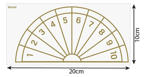 Placa Radiônica Geral - Relógio Radiestésico - Feng Shui