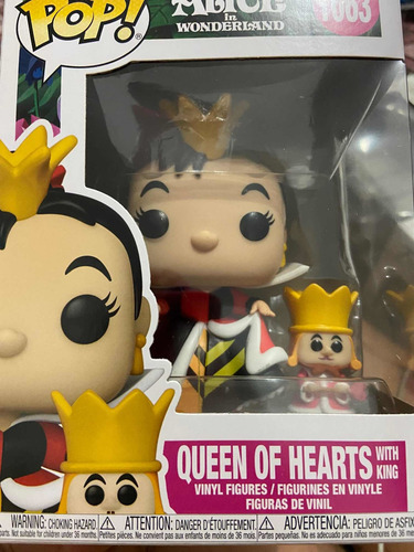 Funko Pop! Alice In Wonderland: Queen Of Hearts W/king #1063