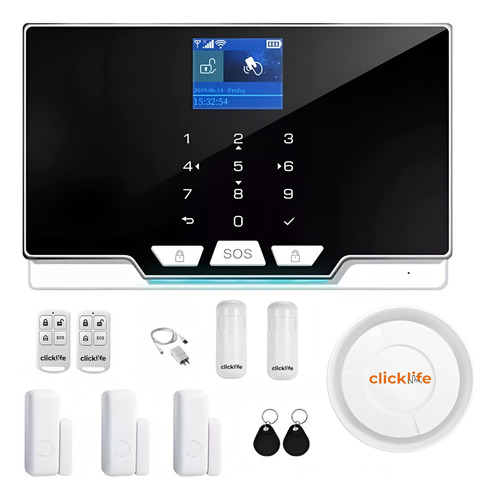 Alarma Casa Negocio Gsm Wifi Inalámbrica 3 Puerta 2 Mov