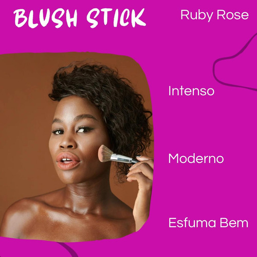 Blush Stick Bastão Ruby Rose Solar Orange