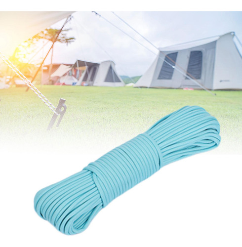 4 Cuerda Paracord Cuerda Para Acampar Cuerda Para Azul Claro