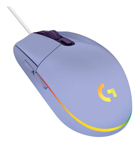 Mouse Logitech G203 Lightsync Lila Rgb 910-005851