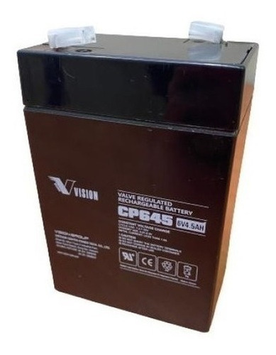 Imagen 1 de 3 de Batería Ups 6v 4.5ah Pila Alarma Cerco Electrico Tienda