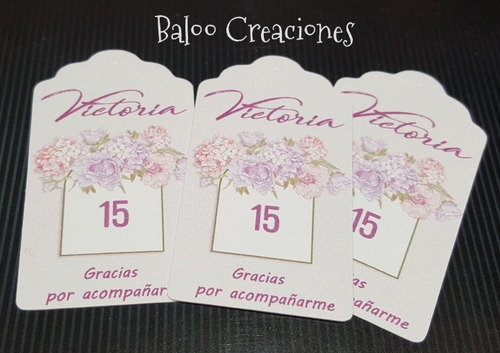 Imagen 9 de 9 de Tags Etiquetas Personalizadas Souvenirs X 10
