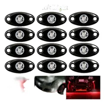 Comprar 12 X 9w Rojo Cree Led Luz De Roca Para Jeep Marina Wrangler 
