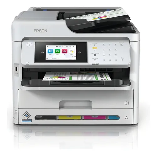 Impressora Multifuncional Cor Brancoepson Workforce Pro Wf-c5890 Branco 127/220v