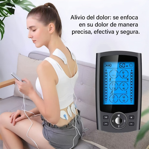 Tens + Electroestimulador Muscular Electroterapia