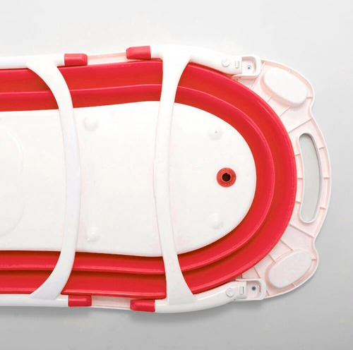 Bañera Flexible Plegable Mega Baby + Red De Baño
