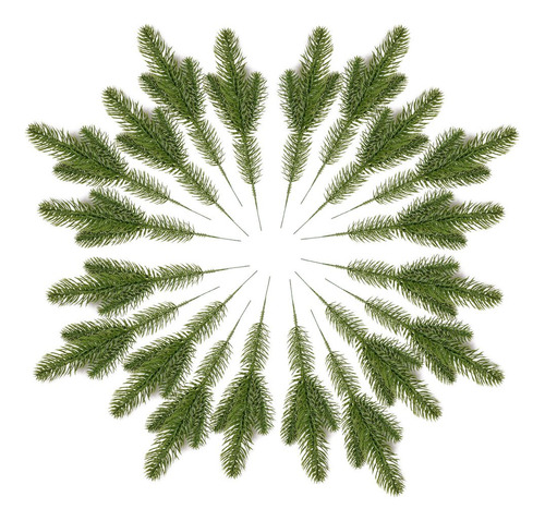 Decoración Para Árbol De Navidad, Ramas De Pino, Plantas Art