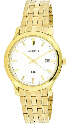 Reloj Seiko Hombre Dorado Sumergible Sur148