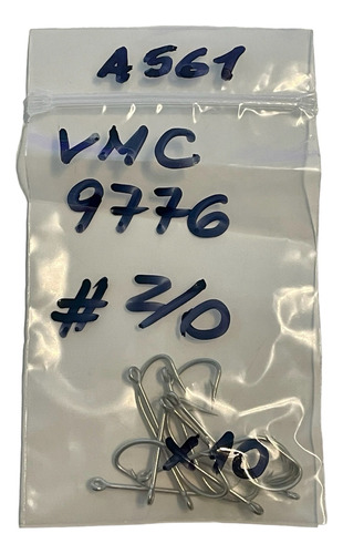 Anzuelos Vmc 9776 #2/0 X 10u Atado Moscas Pesca