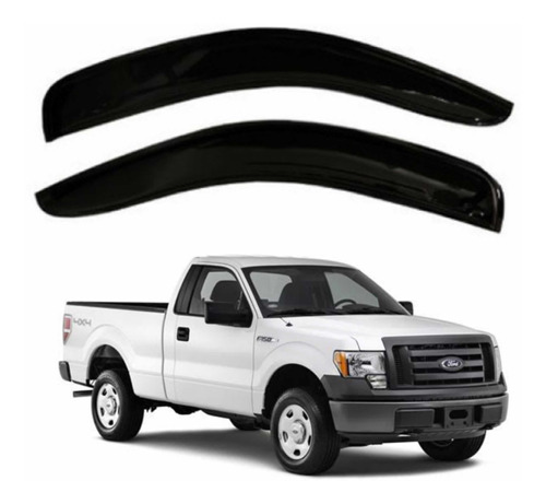 Botaguas Deflectores Ford F150 Lobo 2009/2014 Anchos 15cm