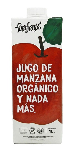 Pura Frutta Manzana Organica  X1lt.
